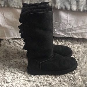 Black UGG boots